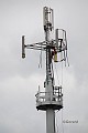 Werken aan GSM mast station